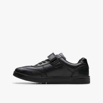 Disco Pace Kid Black Leather - Clarks Kids