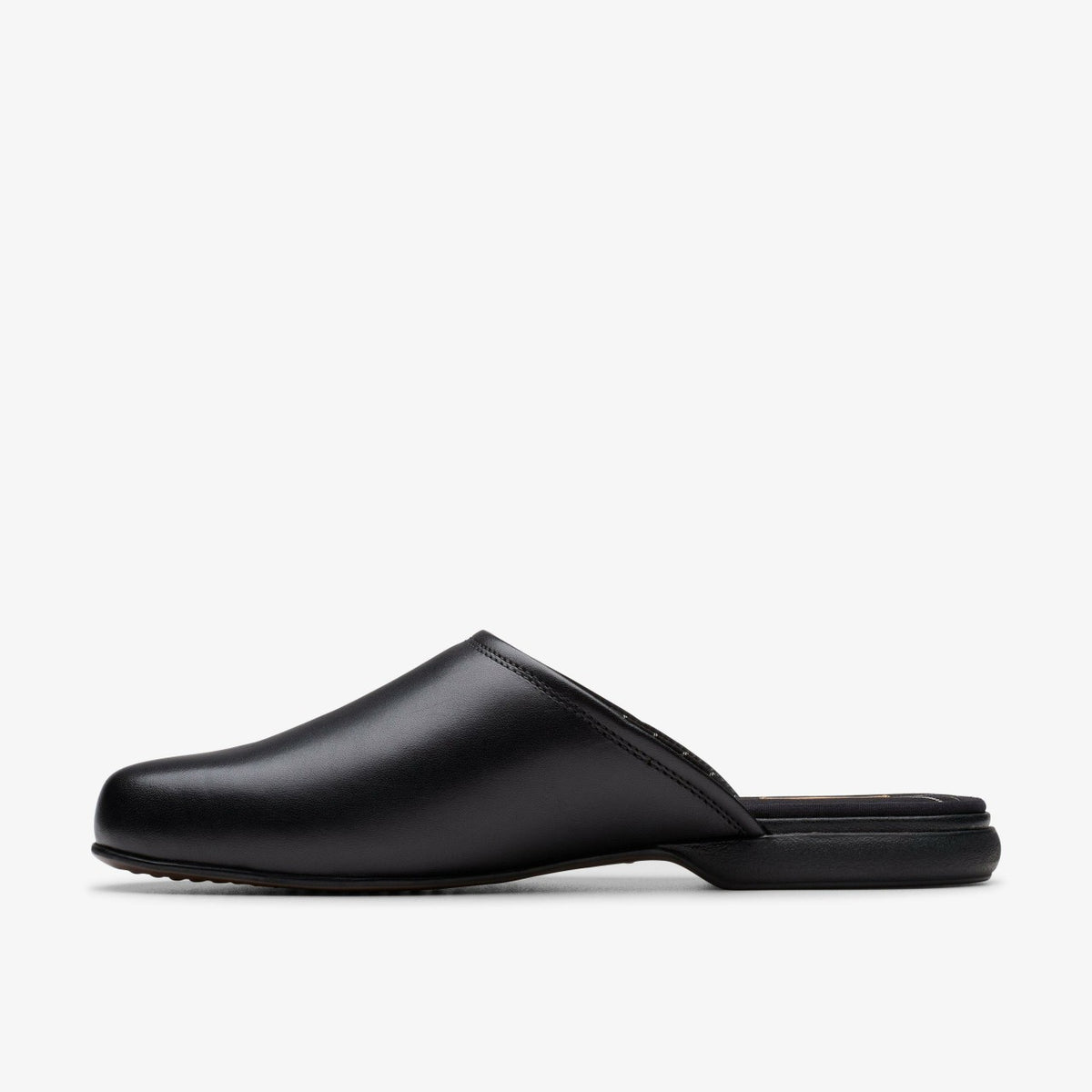 Harston Mule Black Leather - Clarks Men