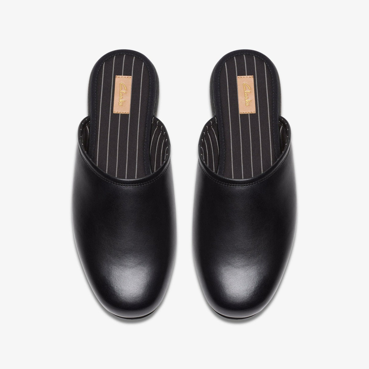 Harston Mule Black Leather - Clarks Men