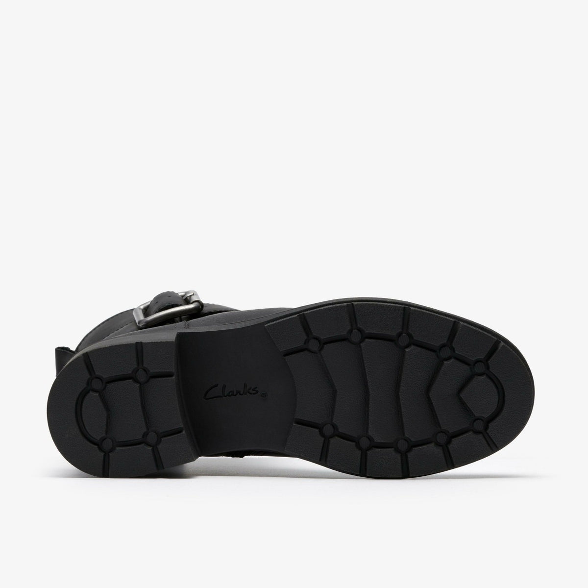 Hearth Buckle Black Leather - Clarks Women
