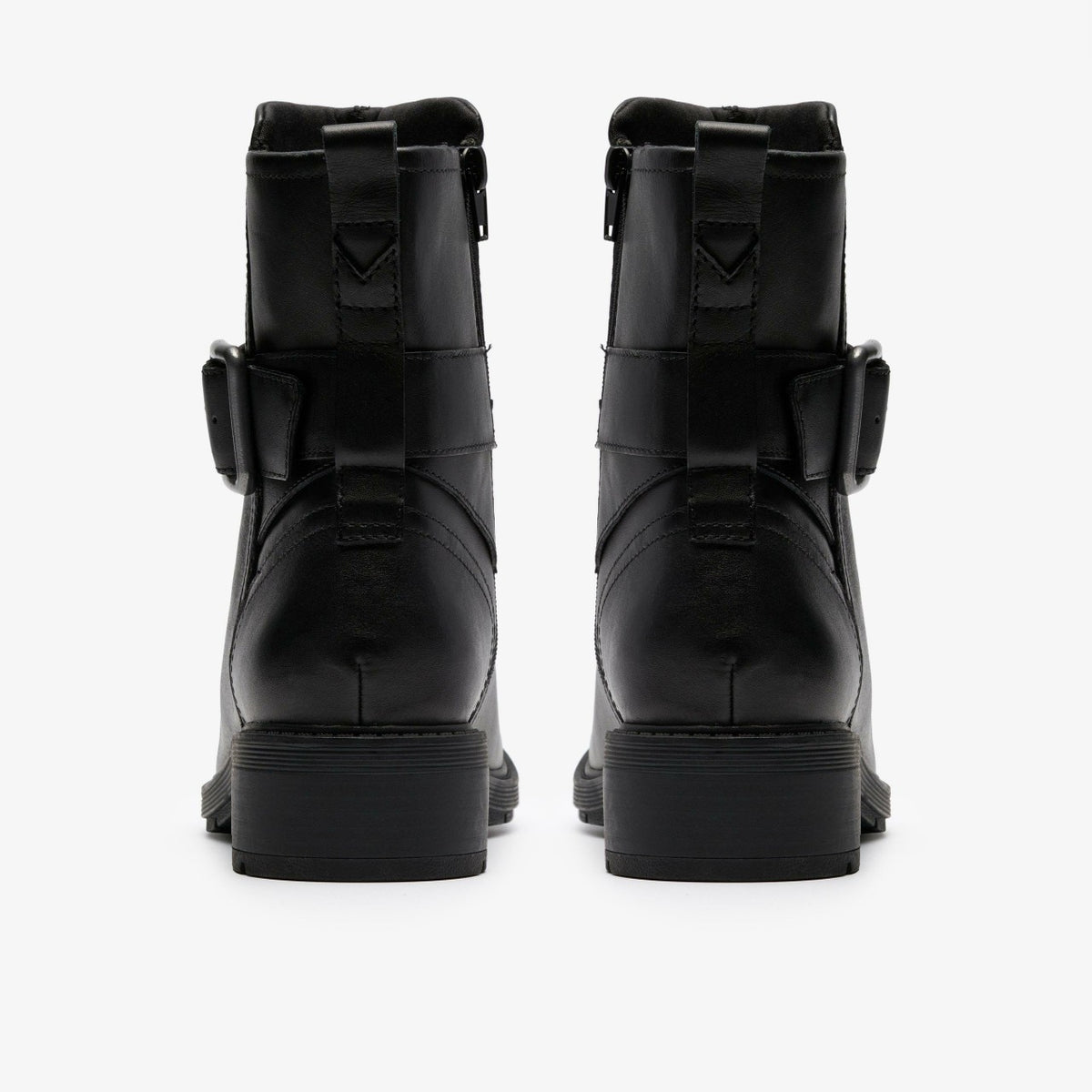 Hearth Buckle Black Leather - Clarks Women