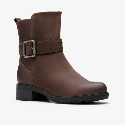 Hearth Buckle Dark Brown - Clarks Women