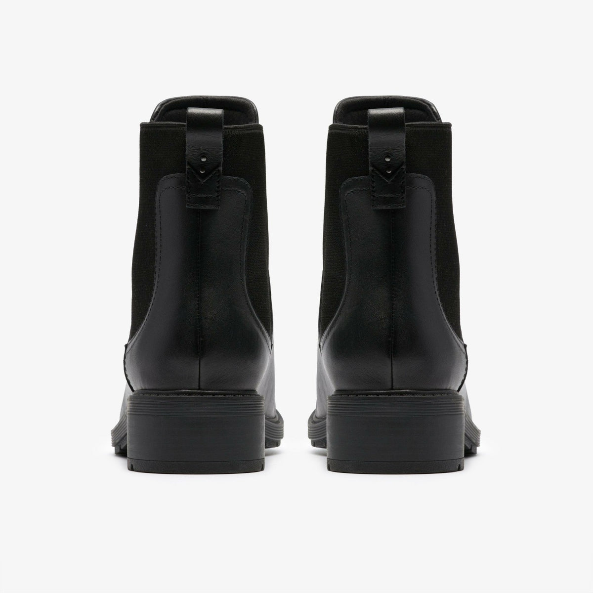 Hearth Top Black Leather - Clarks Women