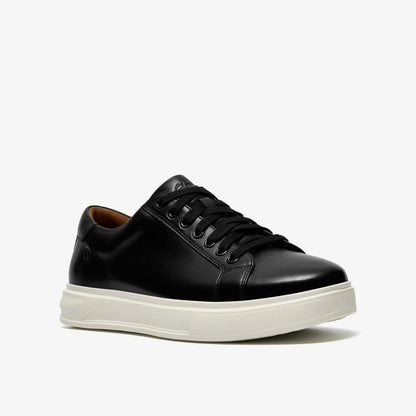 Goswell Tie Black Leather - Clarks Men