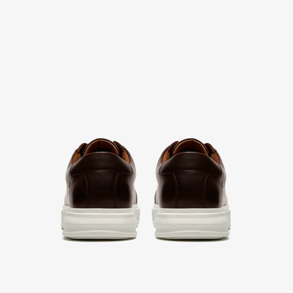 Goswell Tie Brown Leather - Clarks Men