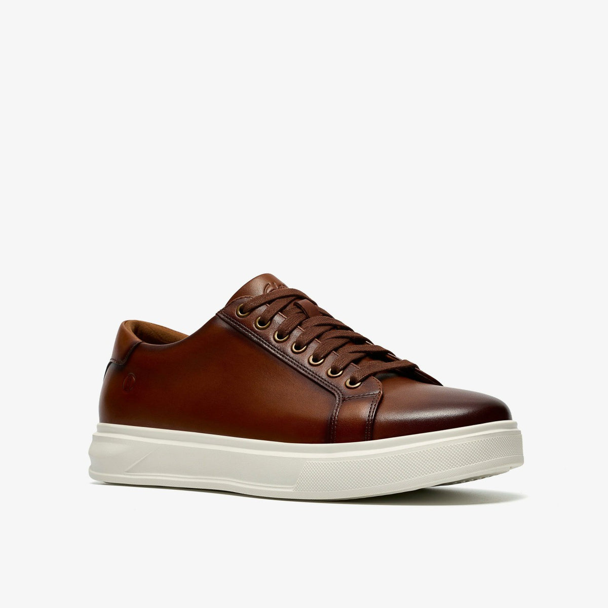 Goswell Tie Tan Leather - Clarks Men