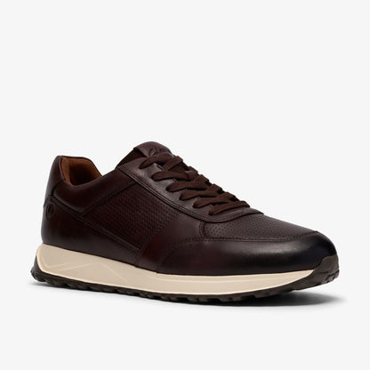 Radwell Tie Brown Leather - Clarks Men