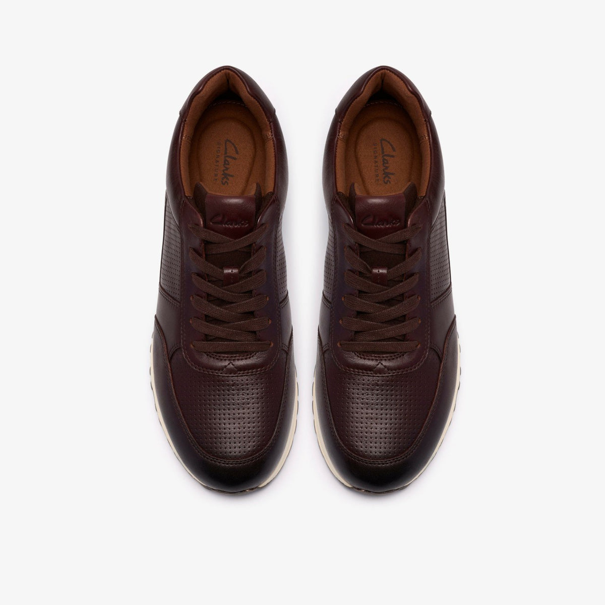 Radwell Tie Brown Leather - Clarks Men