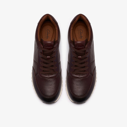 Radwell Tie Brown Leather - Clarks Men