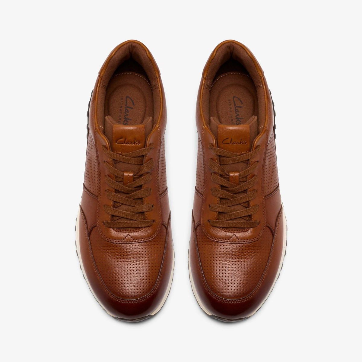 Radwell Tie Tan Leather - Clarks Men