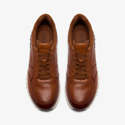 Radwell Tie Tan Leather - Clarks Men