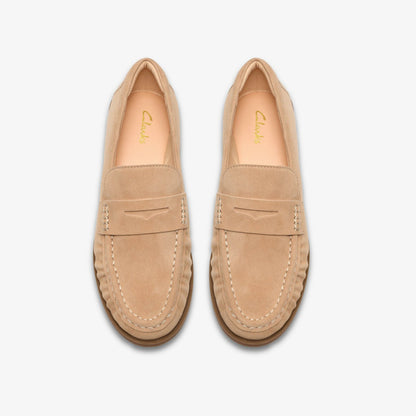 Alixea Walk Warm Sand Suede - Clarks Women