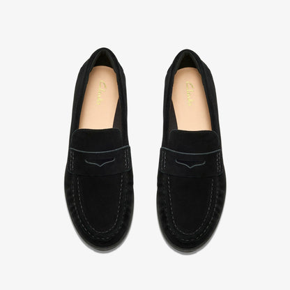 Alixea Walk Black Suede - Clarks Women