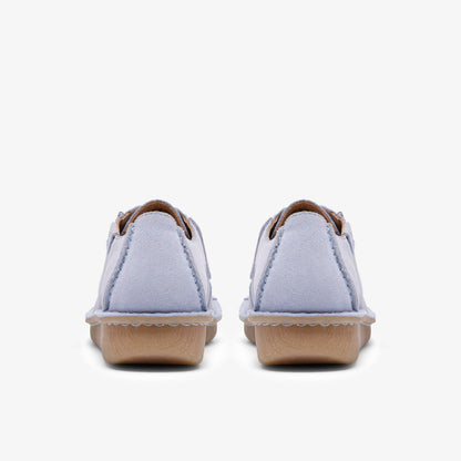 Funny Dream Light Blue Suede - Clarks Women