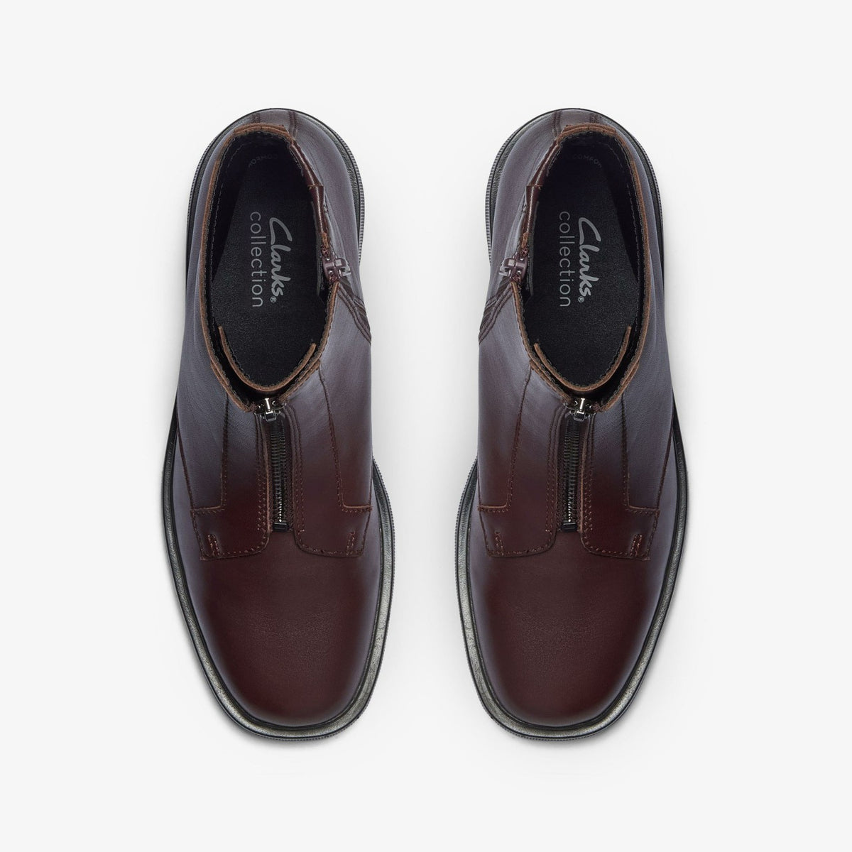 Lauryl Zip Merlot Leather - Clarks Women