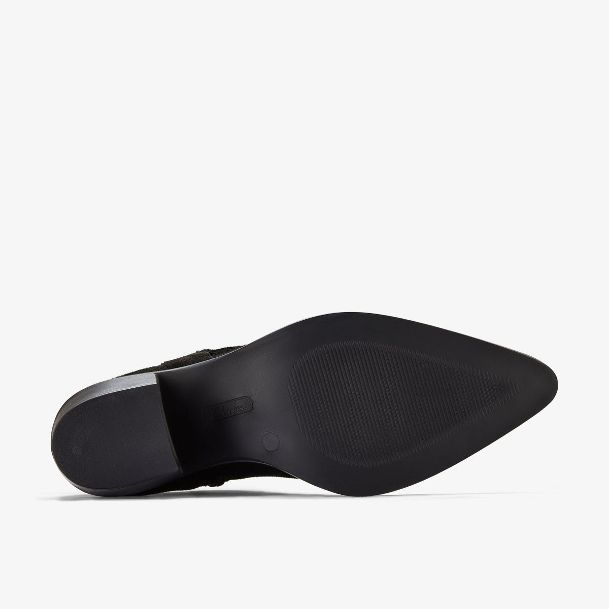 Jesse Buckle Black Suede - Clarks Women