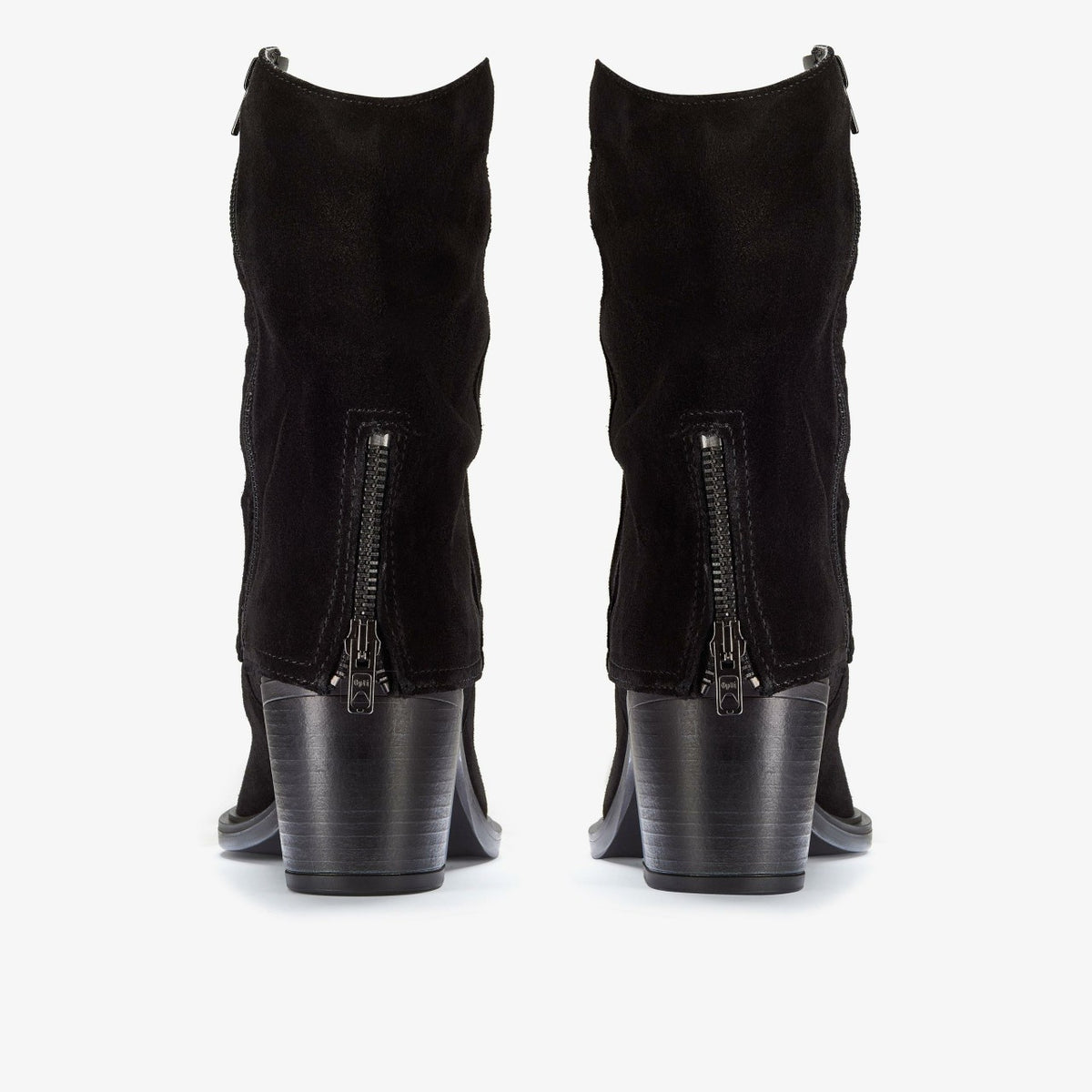 Jesse Mid Black Suede - Clarks Women