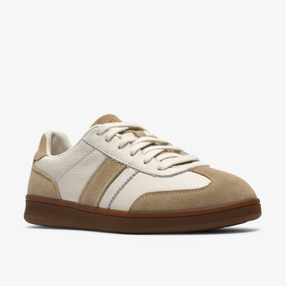 Seco Speed White Combination Leather - Clarks Women