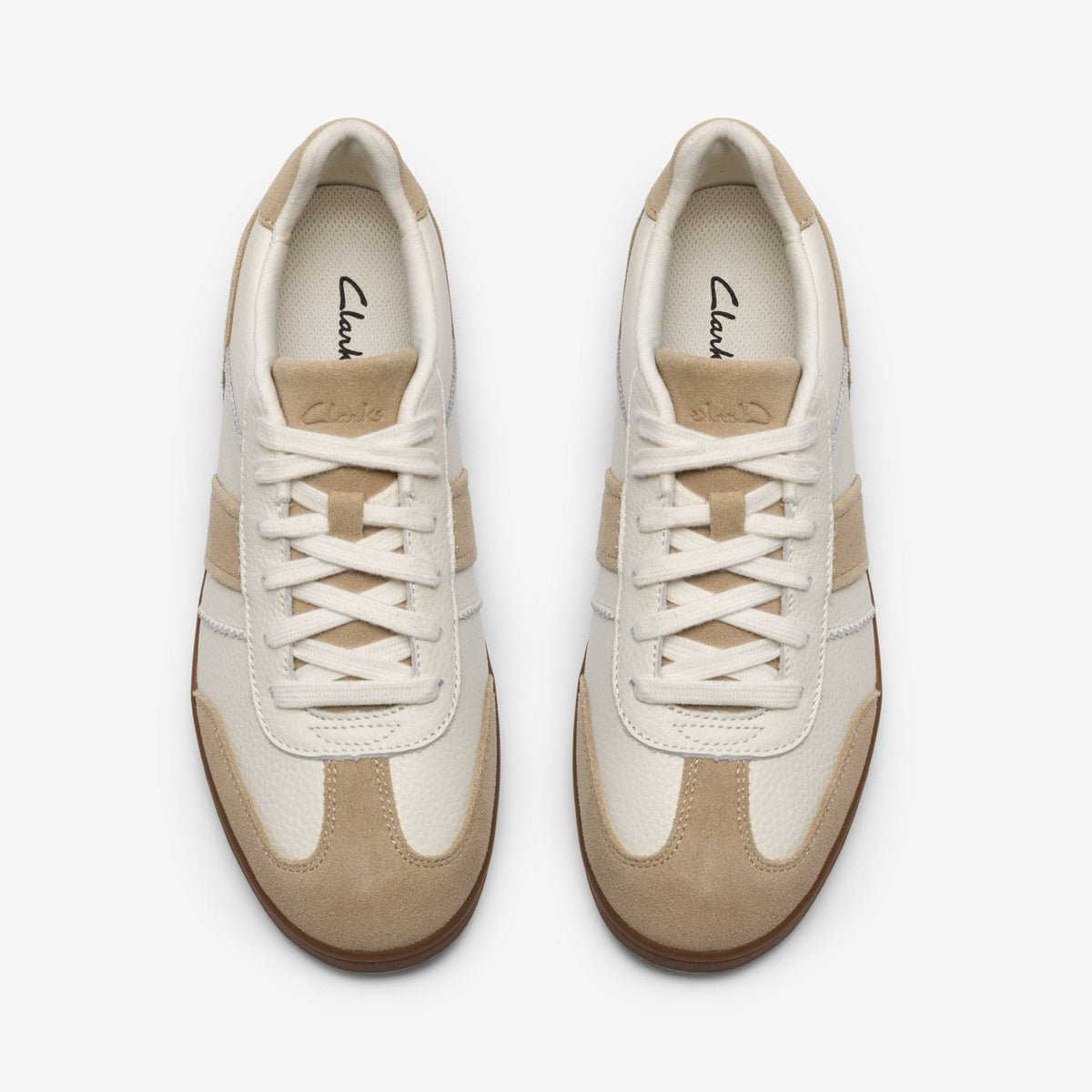 Seco Speed White Combination Leather - Clarks Women