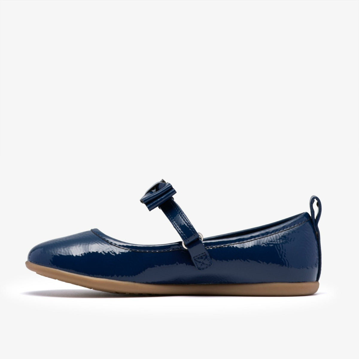 Charm Bow Kid Navy Patent - Clarks Kids