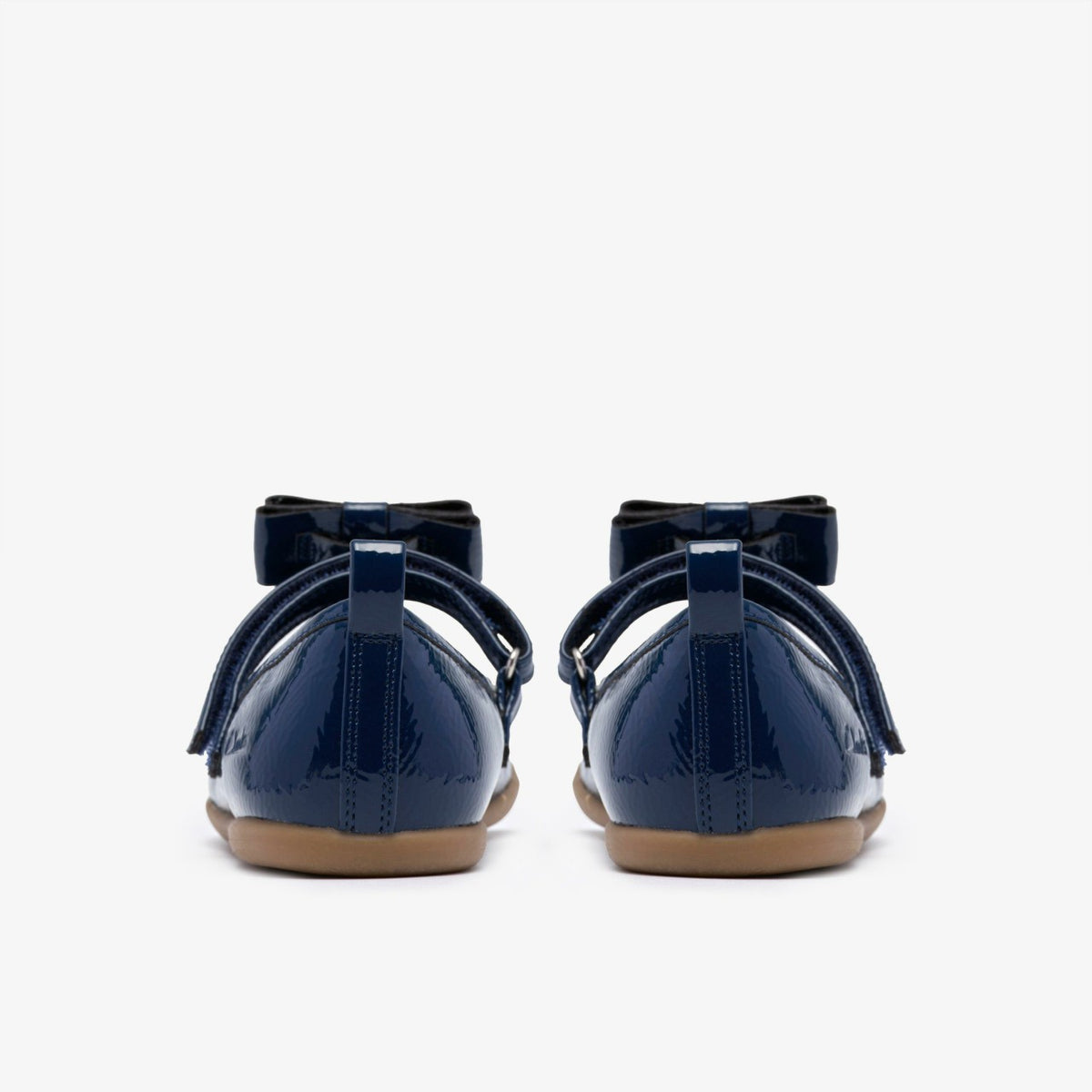 Charm Bow Kid Navy Patent - Clarks Kids