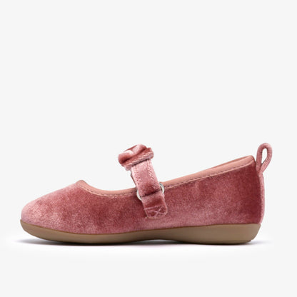 Charm Bow Toddler Dusty Pink - Clarks Kids