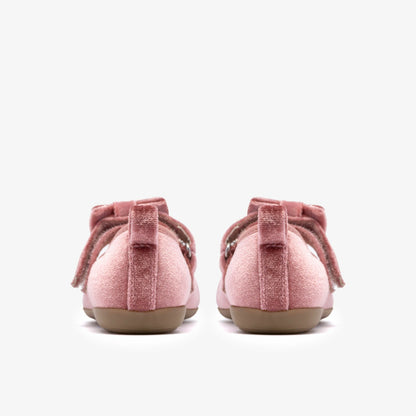 Charm Bow Toddler Dusty Pink - Clarks Kids