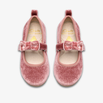 Charm Bow Toddler Dusty Pink - Clarks Kids