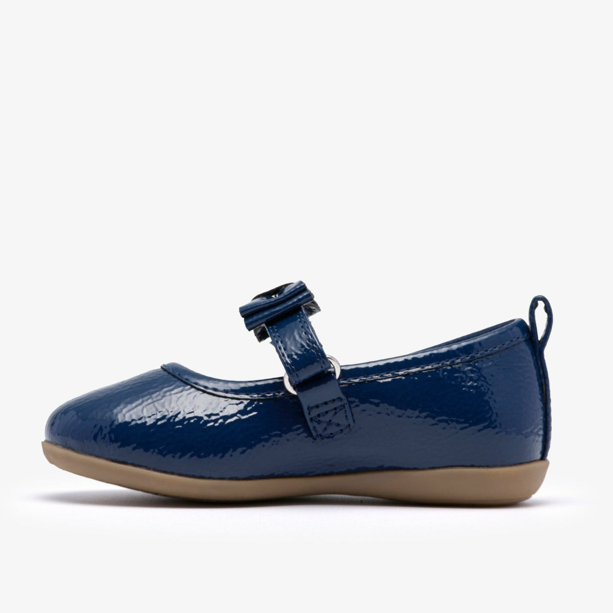 Charm Bow Toddler Navy Patent - Clarks Babies|Kids