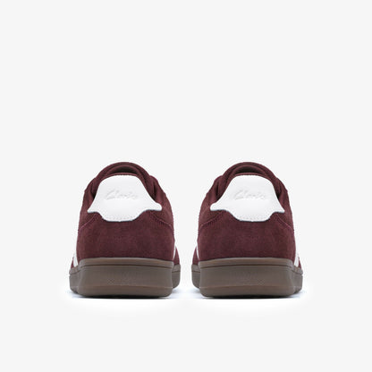 Seco Speed Burgundy Suede - Clarks Women