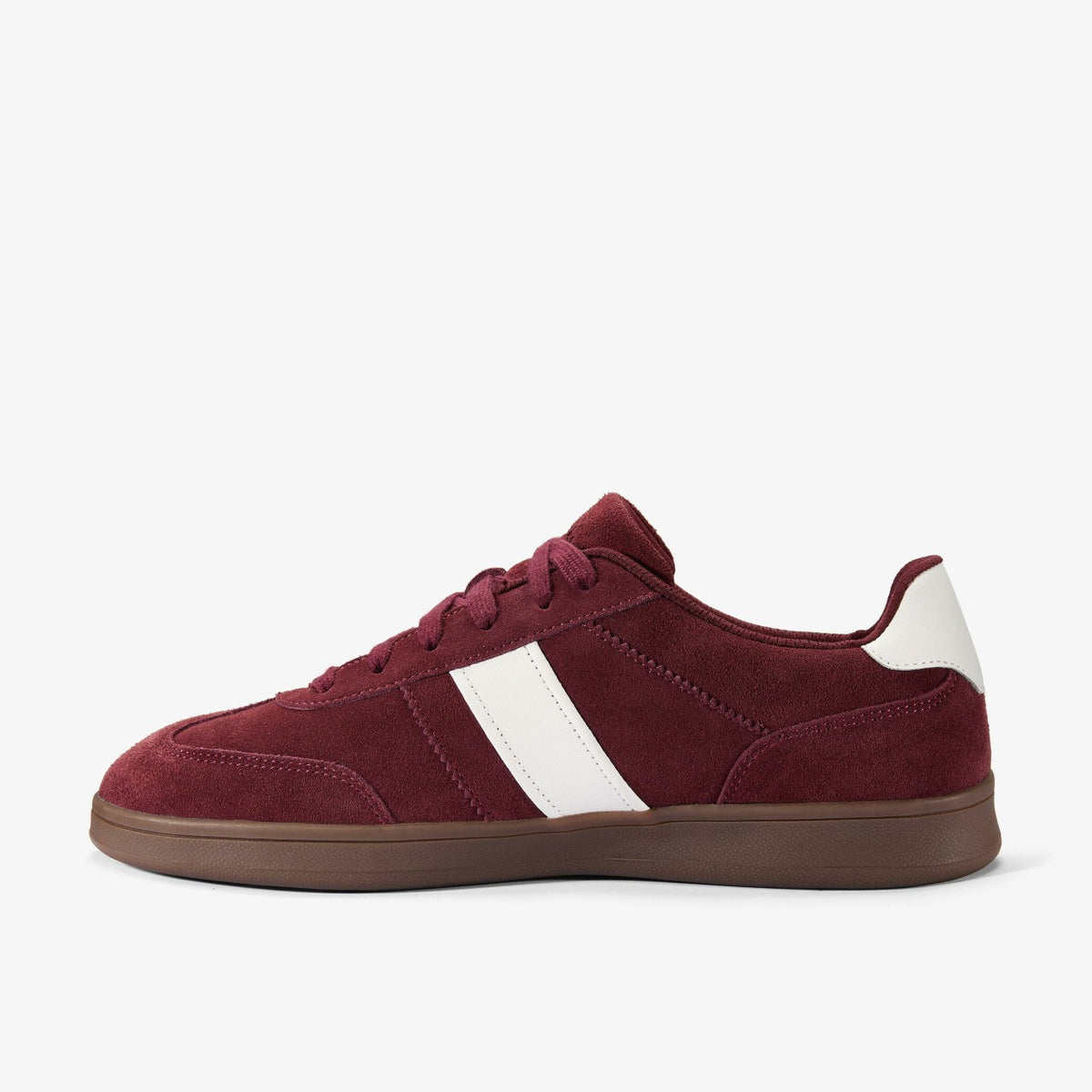 Seco Speed Burgundy Suede - Clarks Men