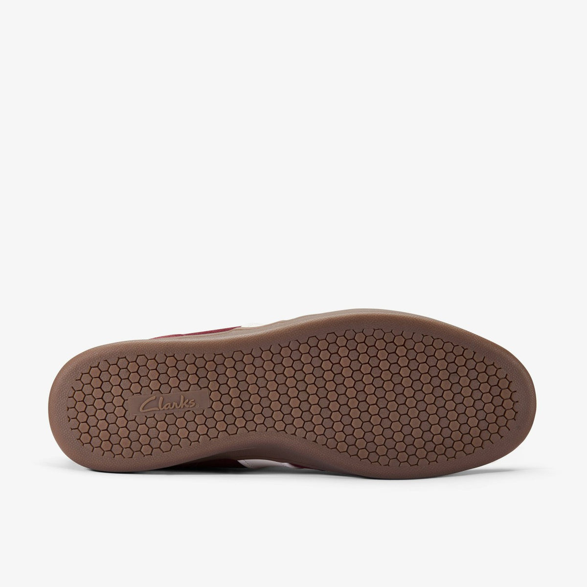 Seco Speed Burgundy Suede - Clarks Men