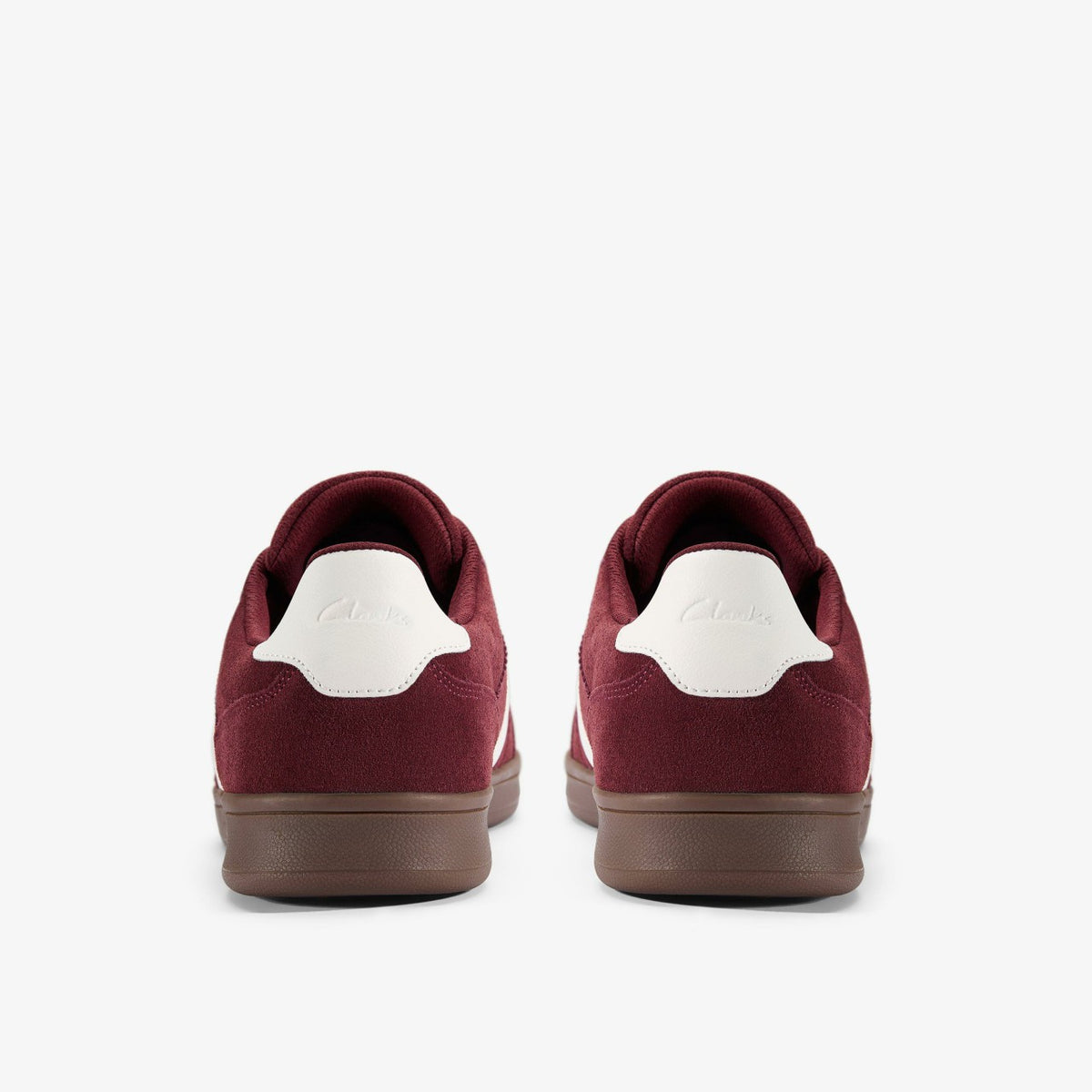 Seco Speed Burgundy Suede - Clarks Men