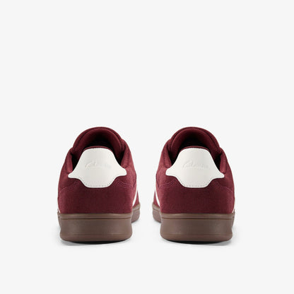 Seco Speed Burgundy Suede - Clarks Men