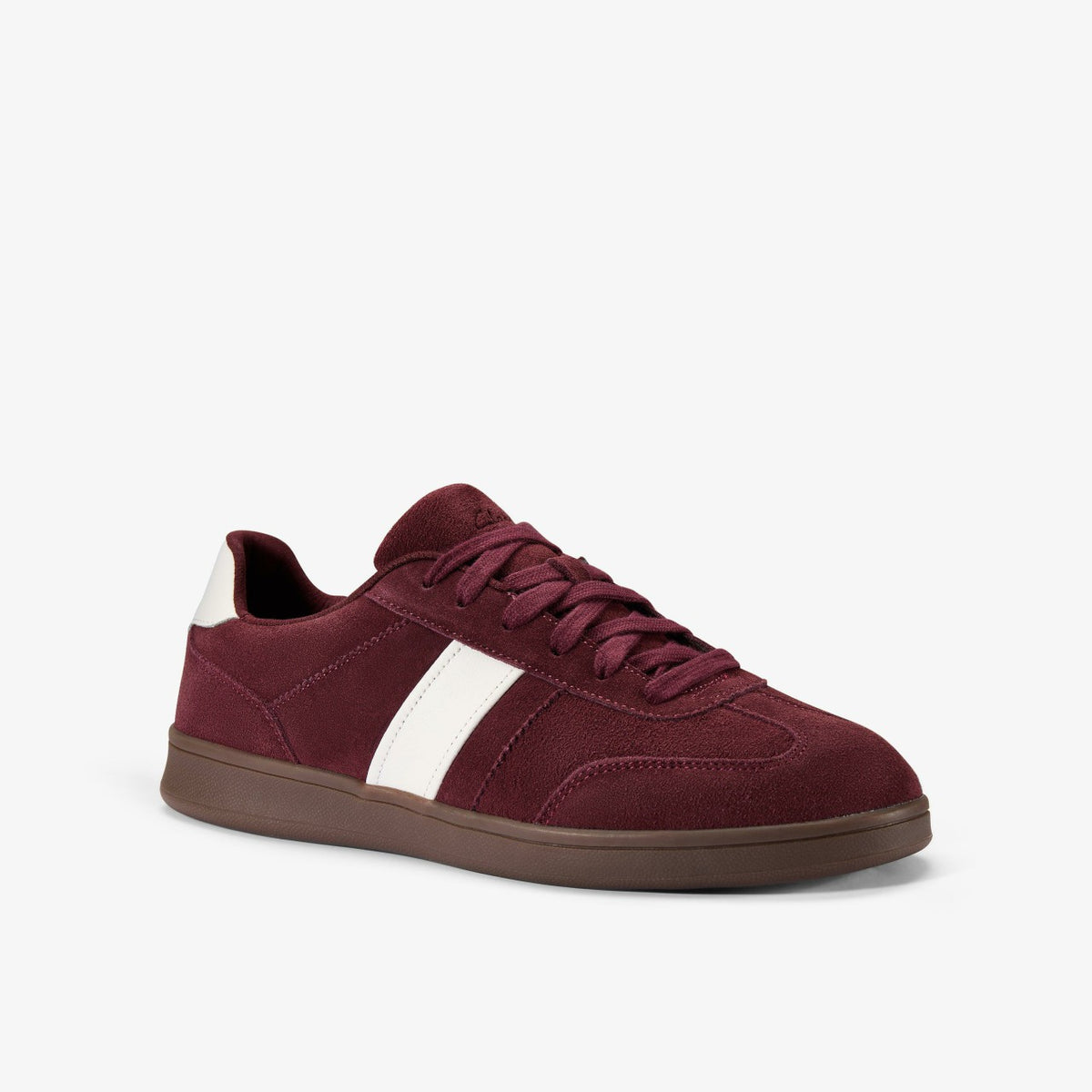 Seco Speed Burgundy Suede - Clarks Men