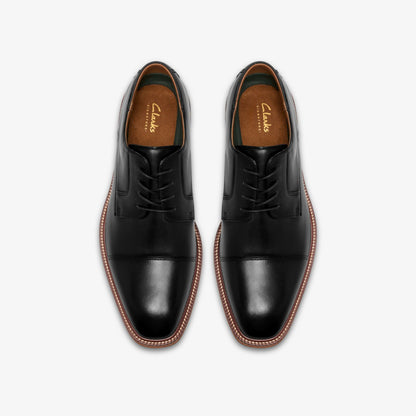 Craft Emile Black Leather - Clarks Men