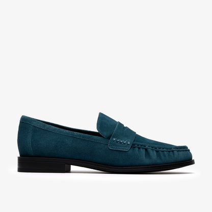 Alixea Walk Teal Suede - Clarks Women
