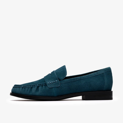 Alixea Walk Teal Suede - Clarks Women