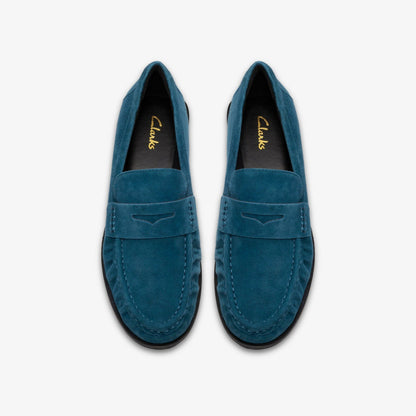 Alixea Walk Teal Suede - Clarks Women