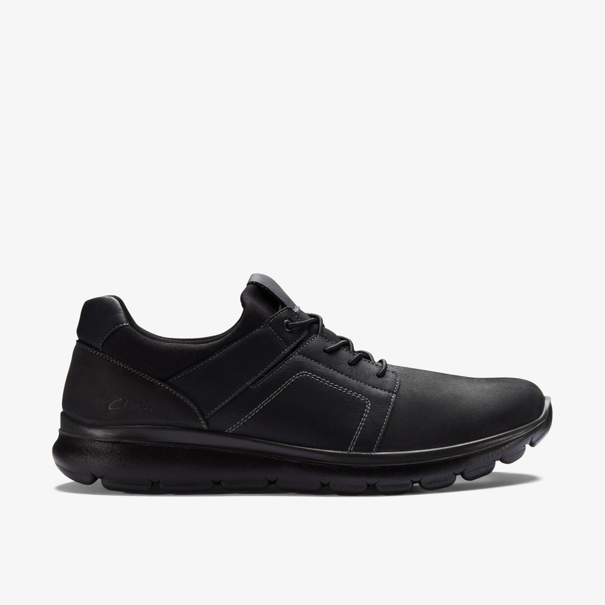 Siena Easy Black Leather - Clarks Men