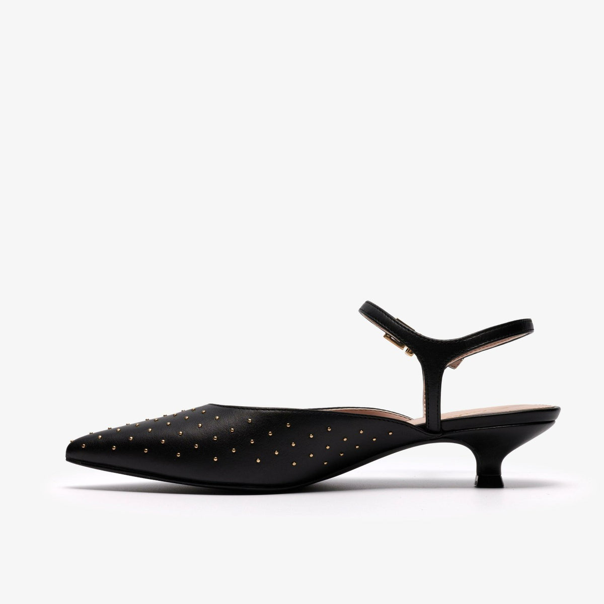 Pisa Stud Black Leather - Clarks Women