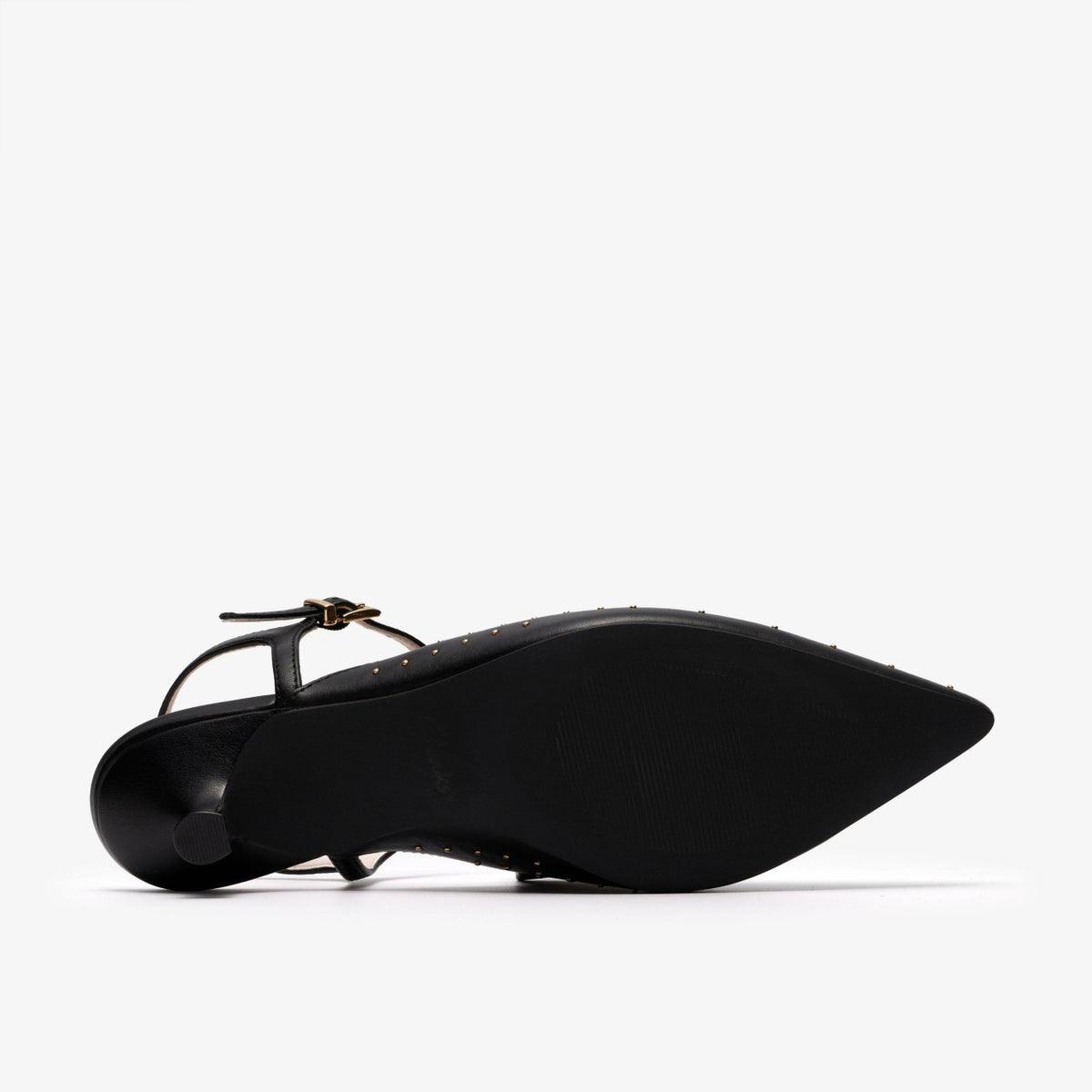 Pisa Stud Black Leather - Clarks Women