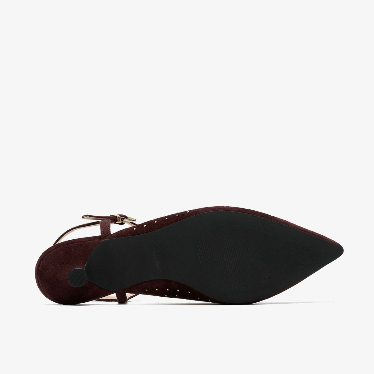 Pisa Stud Brown Suede - Clarks Women