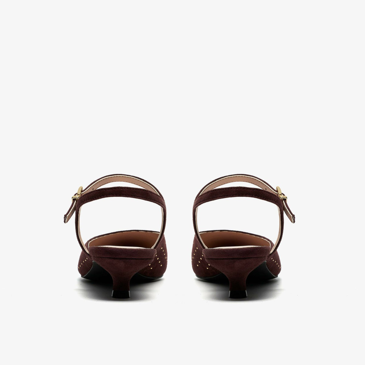 Pisa Stud Brown Suede - Clarks Women
