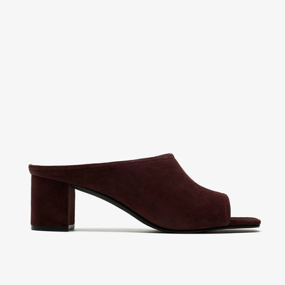 Siray Mule Dark Brown Suede - Clarks Women