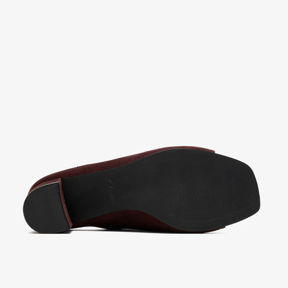 Siray Mule Dark Brown Suede - Clarks Women