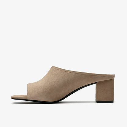 Siray Mule Mushroom Suede - Clarks Women