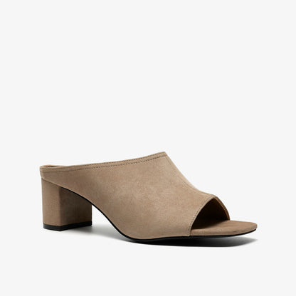 Siray Mule Mushroom Suede - Clarks Women