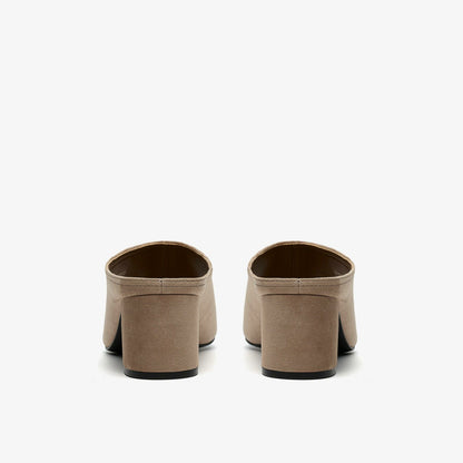 Siray Mule Mushroom Suede - Clarks Women