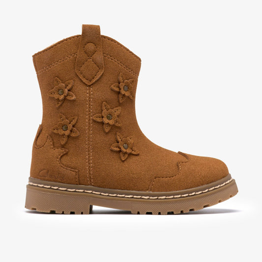 Adelaide Mid Toddler Tan - Clarks Kids